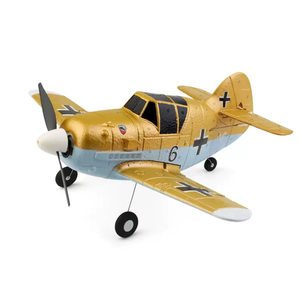 RC-Flugzeug XK A250 BF-109 Fighter mit 350 mm Spannweite, 2.4G 4CH 3D/6G System EPP für Anfänger RTF