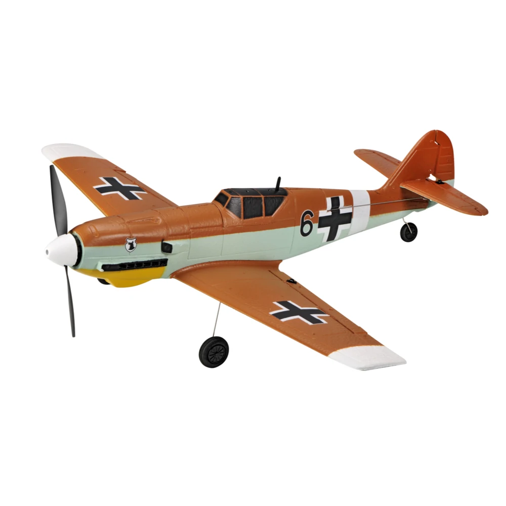 TOP RC HOBBY Mini BF109 450mm Spannweite 2,4GHz 4CH EPP 6-Achsen-Gyro One-Key U-Turn Aerobatic Scaled Warbird RC Flugzeug RTF Für Anfänger