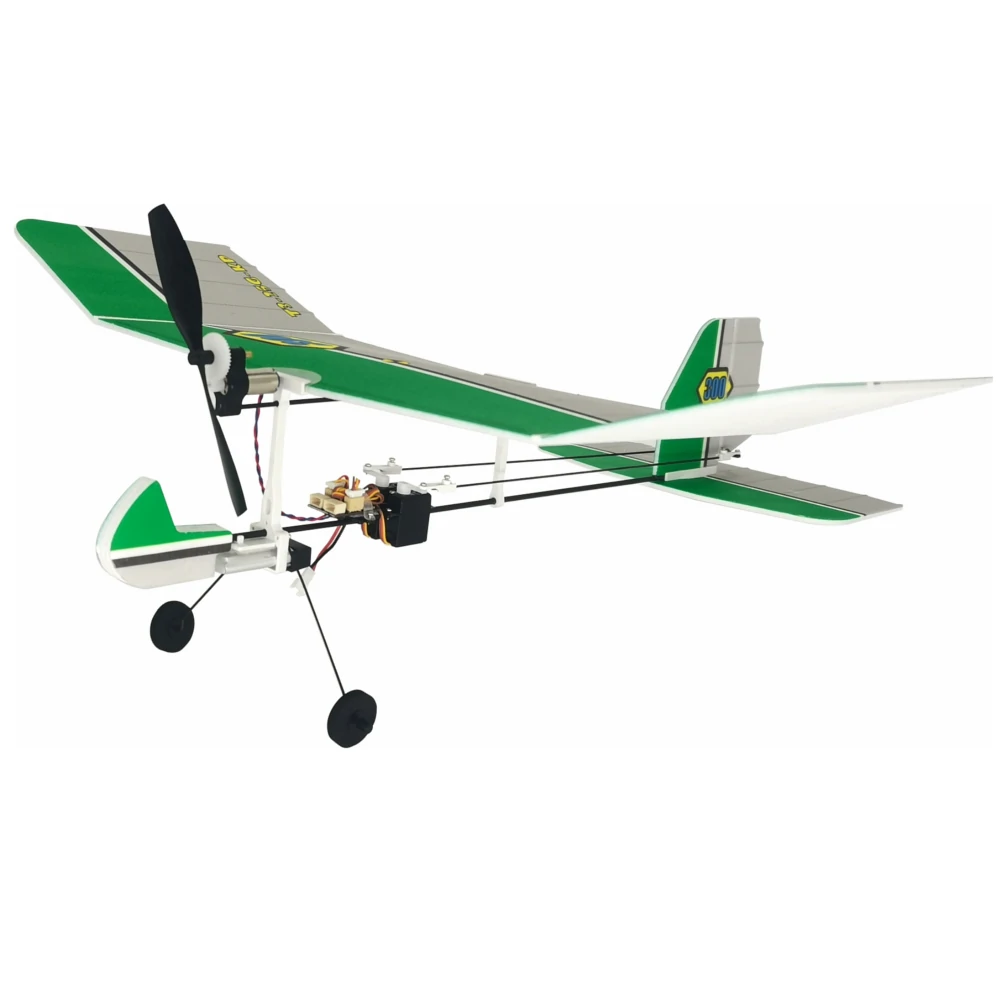 TY Modell 300KP 300 mm Spannweite PP-Schaum DIY Mikro Innenraum Slow Flyer RC Flugzeug Gleiter KIT Mit Getriebebox für Anfänger