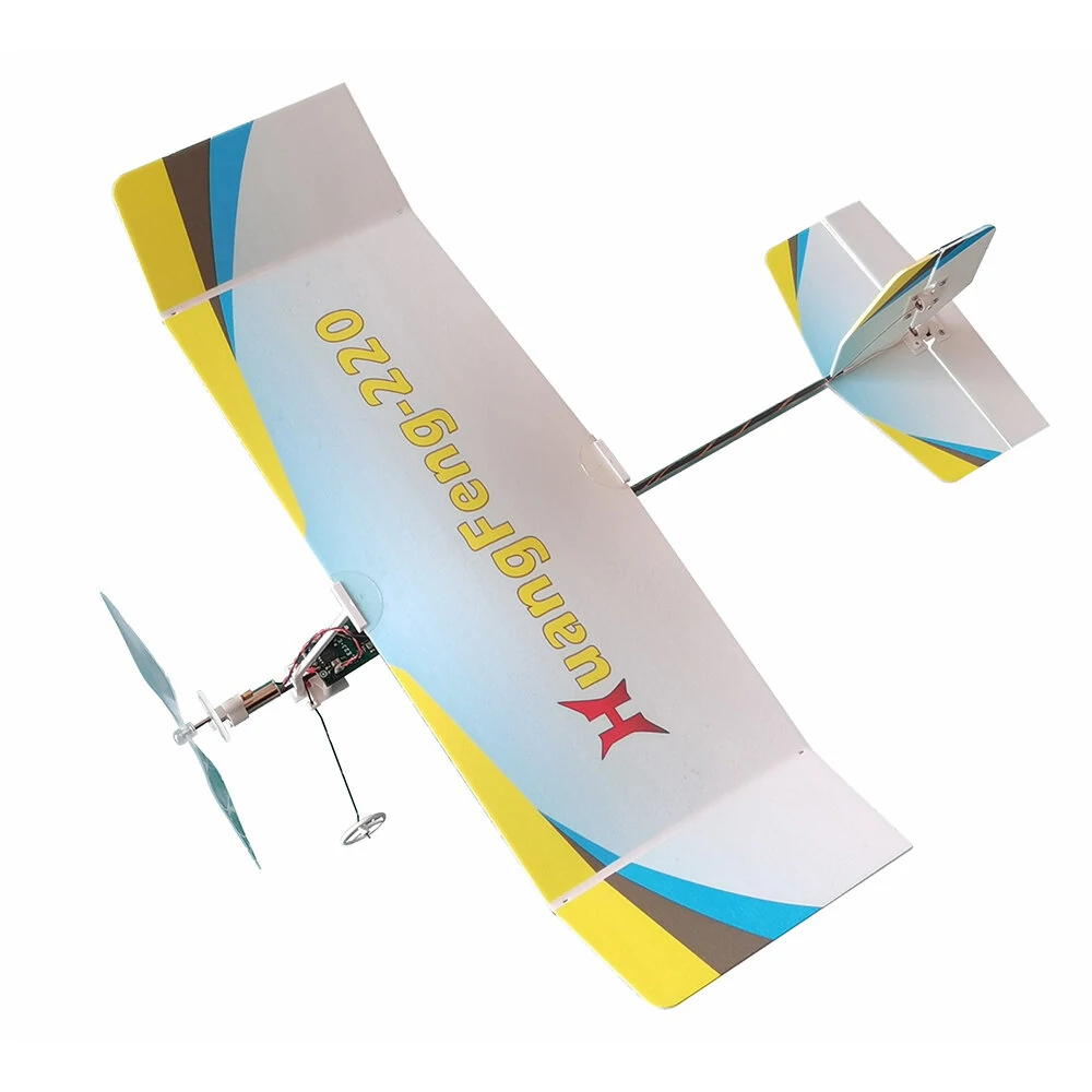 TY Modell HuangFeng-220 220mm Spannweite PP-Schaum Ultra-langsame Segelflugzeug Indoor RC Flugzeug KIT / KIT+Motor