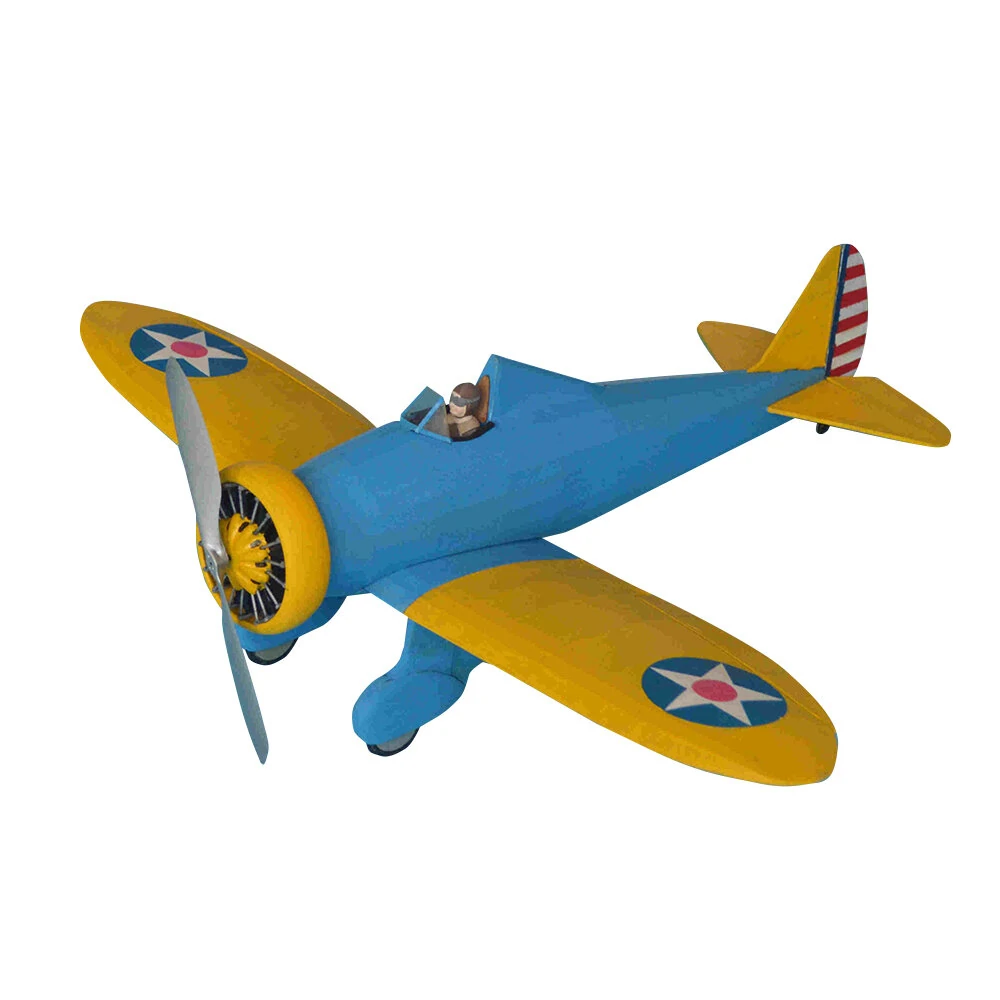 Tony Ray's AeroModel Boeing P-26A Peashooter Maßstab 1/20 381mm Spannweite Balsa Holz RC Flugzeug KIT