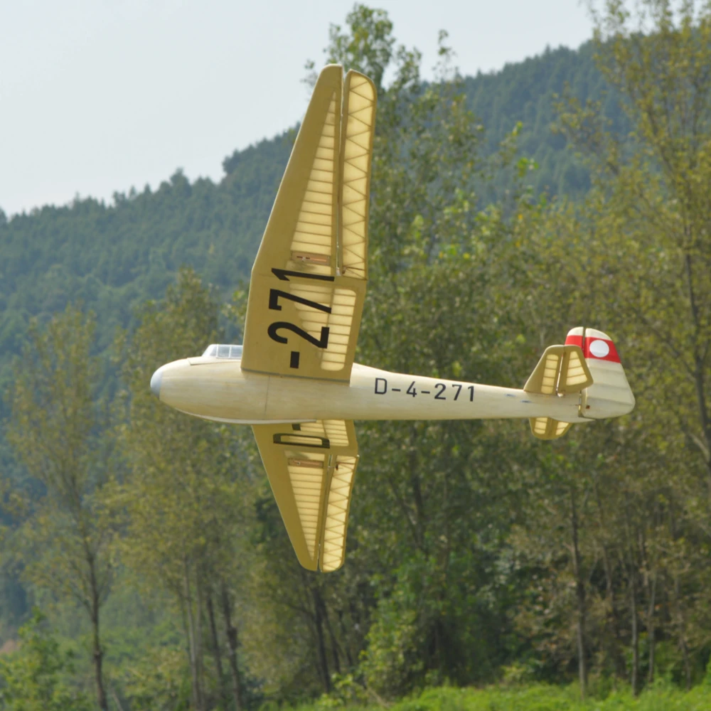 Tony Rays AeroModel Mini Kranich 1/12 1498 mm Spannweite Balsa Holz RC Flugzeug Festflügel KIT