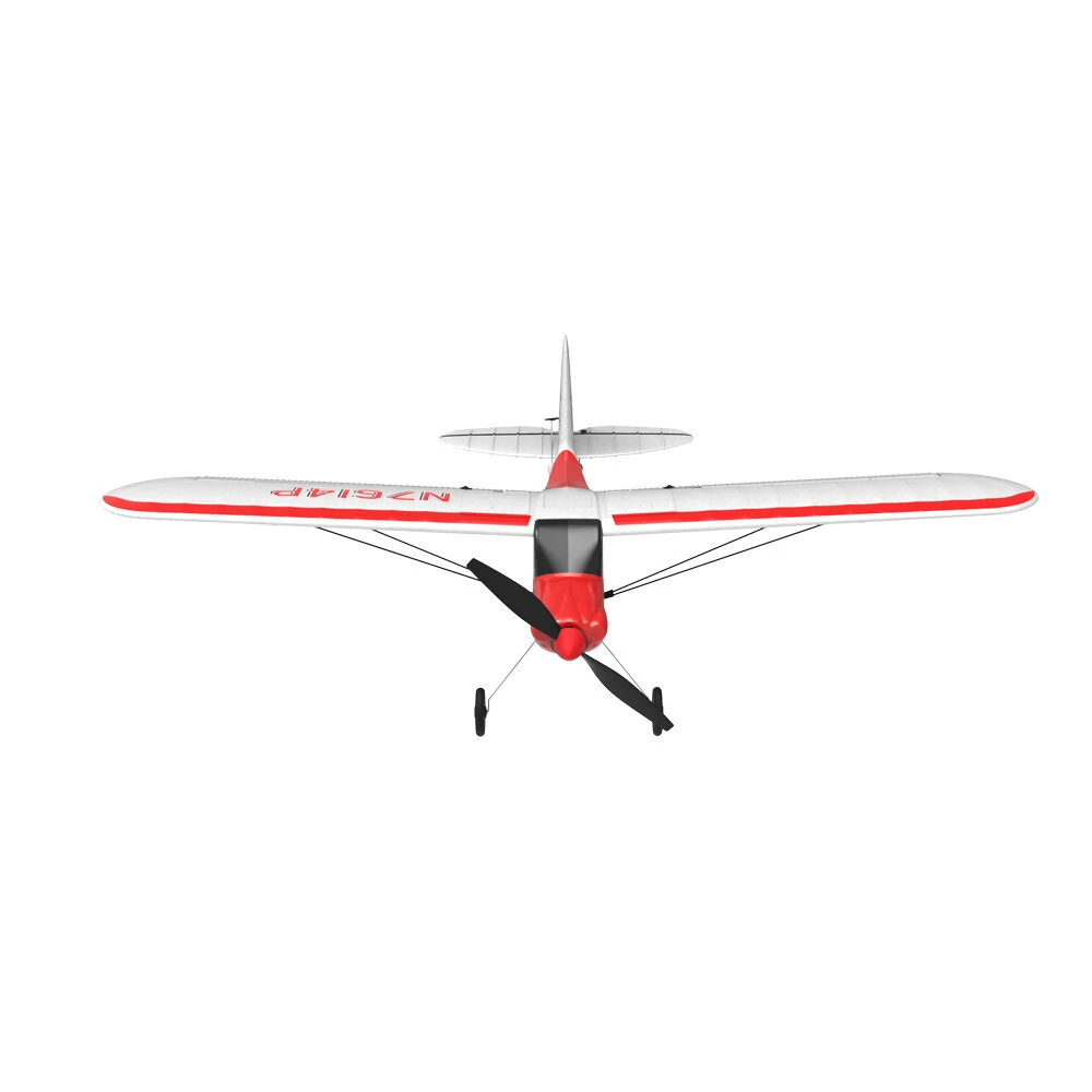 VolantexRC Sport Cub 500 761-4 500mm Spannweite 4CH Ein-Knopf-Kunstflug Anfänger Trainer RC Segelflugzeug RTF Eingebauter 6-Achs-Gyro