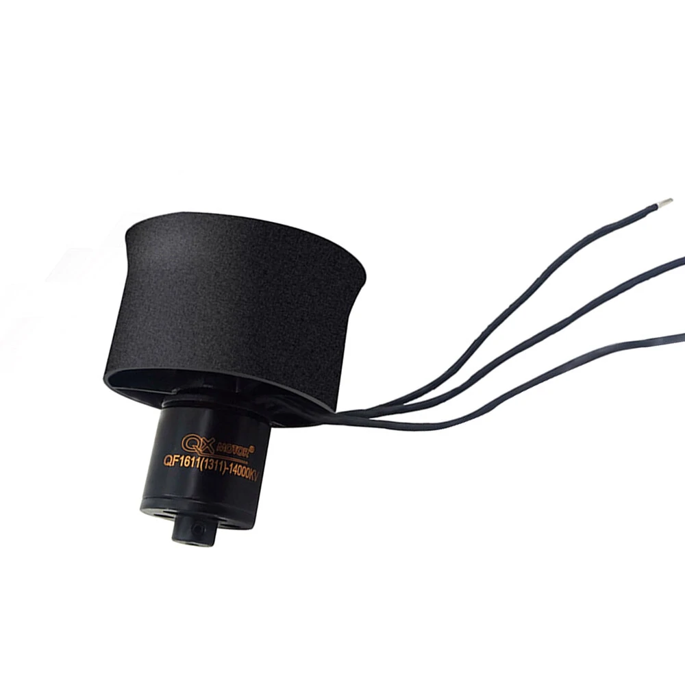 QX-MOTOR 30mm EDF 6-Blatt Ducted Fan mit QF1611-14000KV Brushless Motor 2-4S für RC Flugzeug