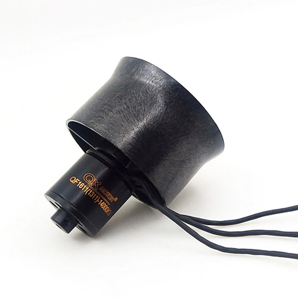 QX-MOTOR 30mm EDF 6-Blatt Ducted Fan mit QF1611-14000KV Brushless Motor 2-4S für RC Flugzeug