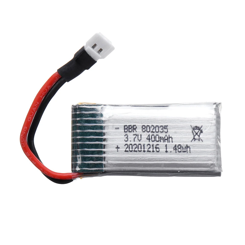 VolantexRC 761-4 Sport Cub 500/Eachine Mini T-28 Trojan/Eachine Mini Mustang P-51D/Eachine Mini F4U RC Flugzeug Ersatzteil 3.7V 400mAh Lipo Batterie