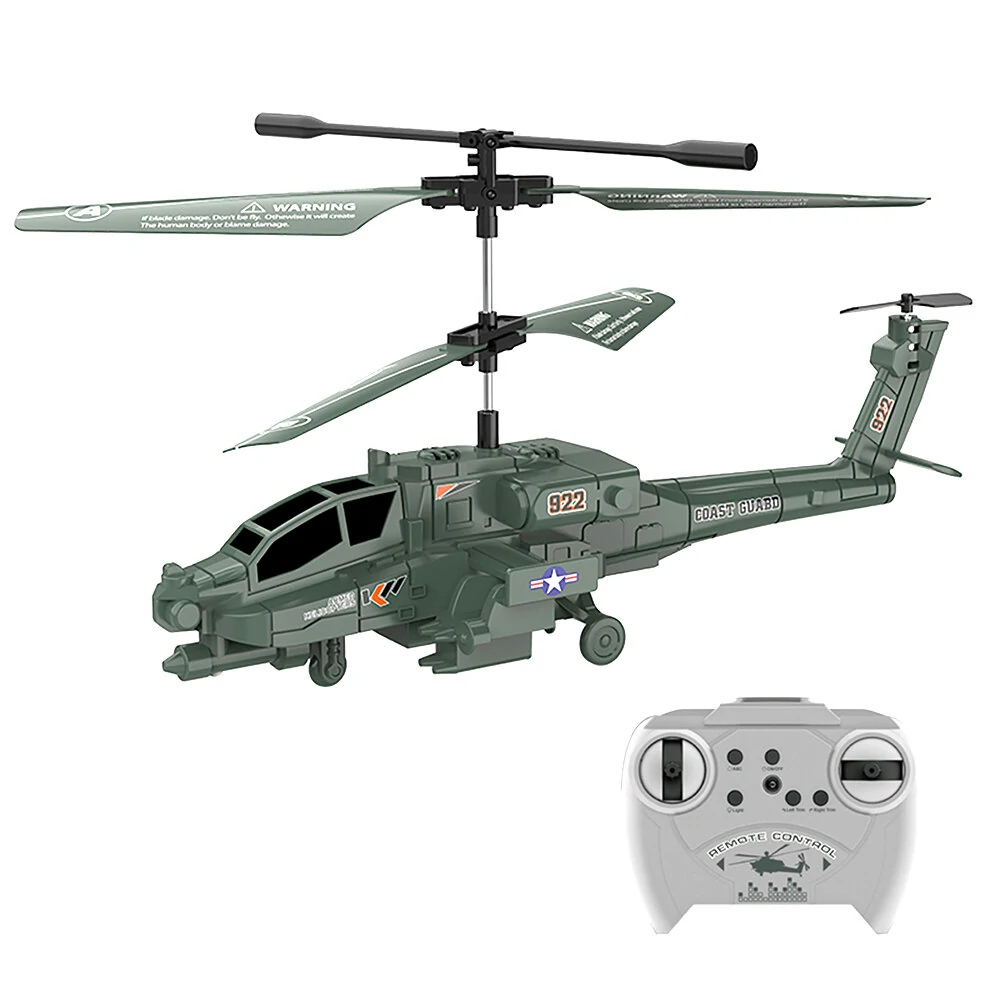 922 2,5-Kanal Apache-Remote-Control-Kampfhubschrauber mit Gyroskop. Elektrischer Fernsteuerungshubschrauber