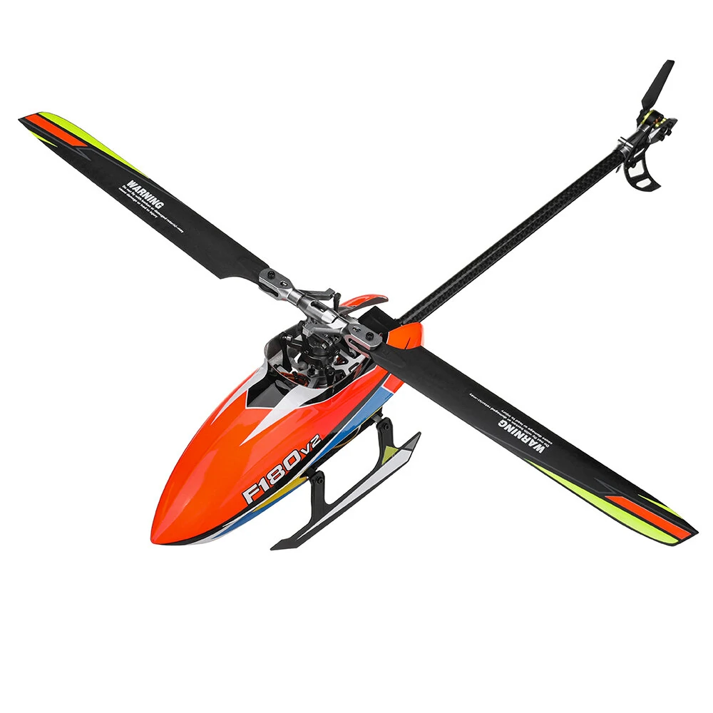 Eachine & YXZNRC F180 V2 6CH 3D6G System Dual Brushless Direct Drive Motor Flybarless RC-Hubschrauber BNF Kompatibel mit FUTABA S-FHSS