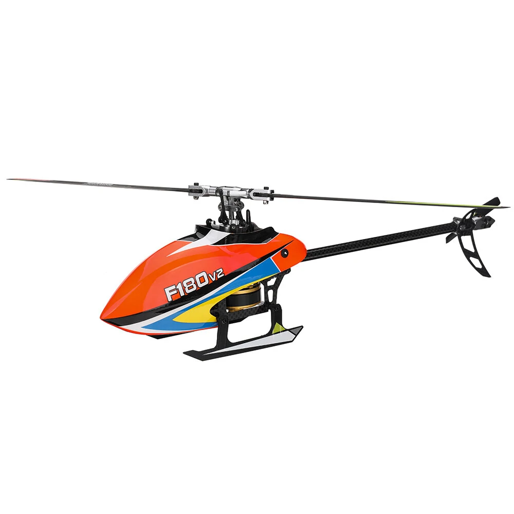 Eachine & YXZNRC F180 V2 6CH 3D6G System Dual Brushless Direct Drive Motor Flybarless RC-Hubschrauber BNF Kompatibel mit FUTABA S-FHSS