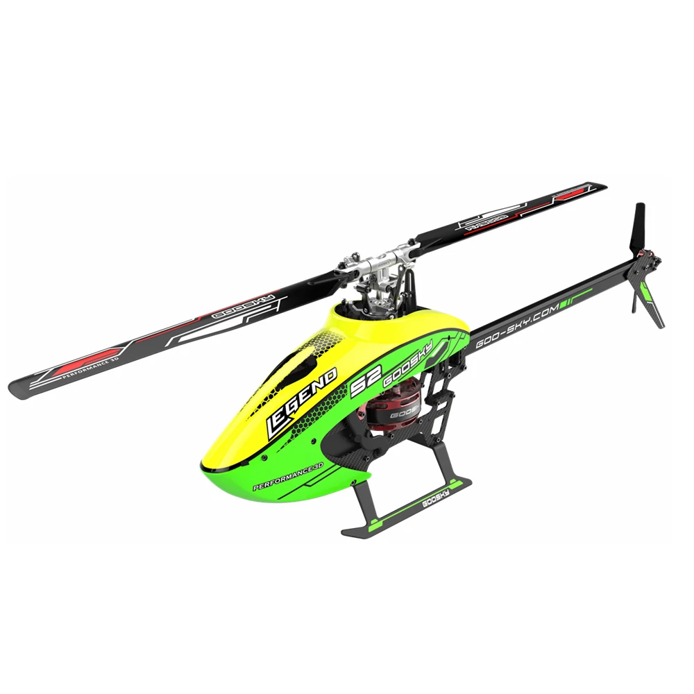 GOOSKY S2 6CH 3D aerobatischer Dual-Brushless-Direktantriebsmotor RC-Hubschrauber BNF mit GTS-Flugsteuerungssystem