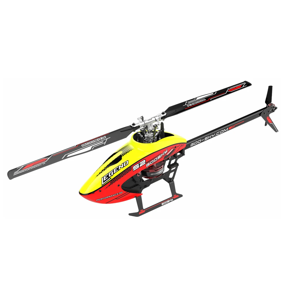 GOOSKY S2 6CH 3D aerobatischer Dual-Brushless-Direktantriebsmotor RC-Hubschrauber BNF mit GTS-Flugsteuerungssystem