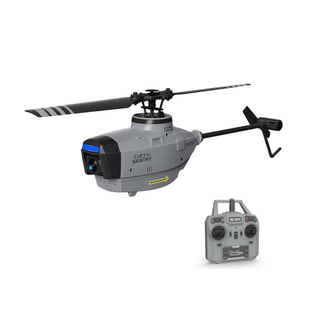 RC ERA C127AI 2.4G 4CH Brushless 6-Achsen-Gyro 720P Weitwinkelkamera Optischer Fluss Lokalisierung Höhenhaltung Intelligentes Schweben RC Hubschrauber RTF