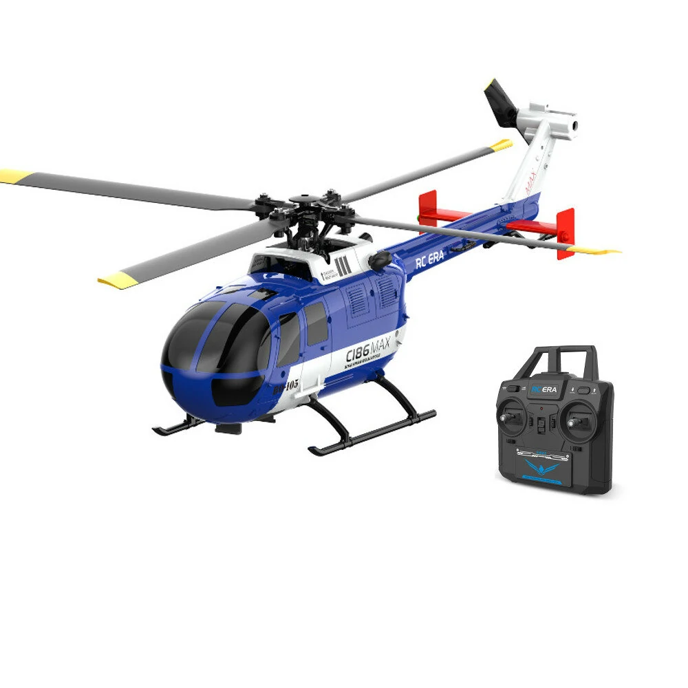 RC ERA C186MAX 2.4G 4CH 6-Achsen-Gyro Optischer Fließpositions-Höhenhaltung Flybarless-RC-Hubschrauber RTF