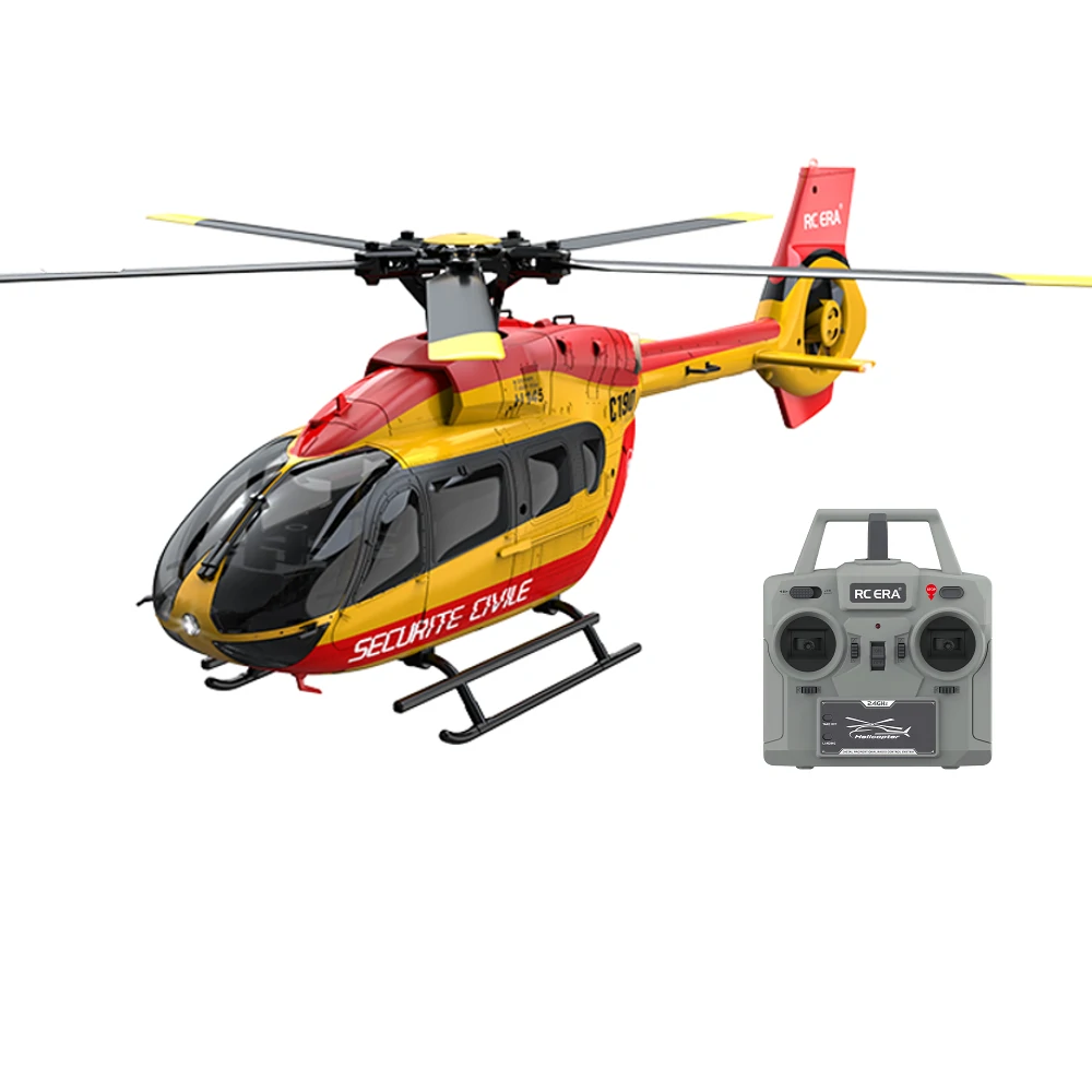 RC ERA C190 1:30 H145 Skala 2,4G 6CH 6-Achsen-Gyro-Optischer Fluss Lokalisierung Höhenhalten Flybarless RC Hubschrauber RTF