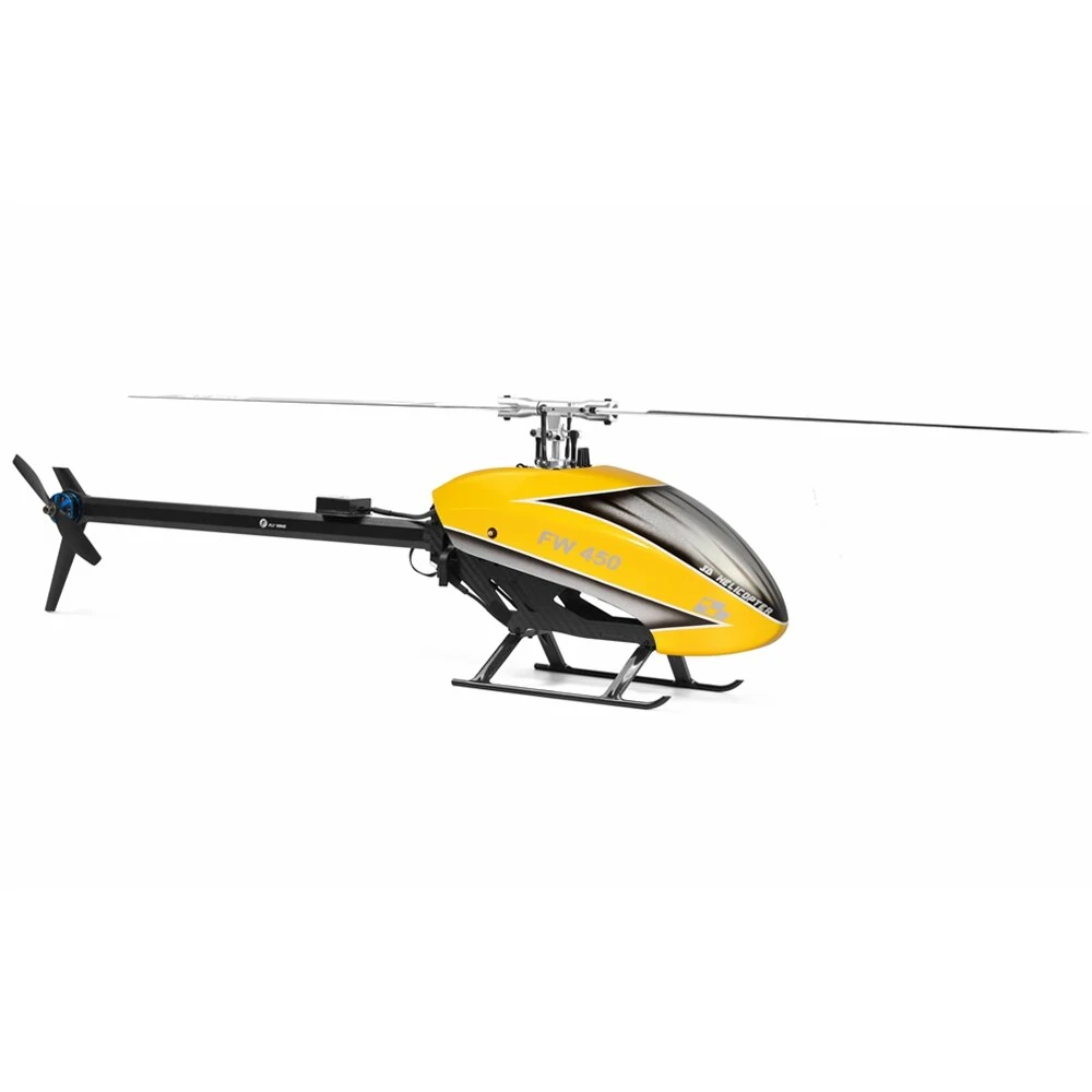 RC-Hubschrauber FLY WING FW450 V2.5 6CH FBL 3D Flying GPS mit Höhenhaltung und One-Key-Rückkehr, RTF mit H1-Flugsteuerungssystem.