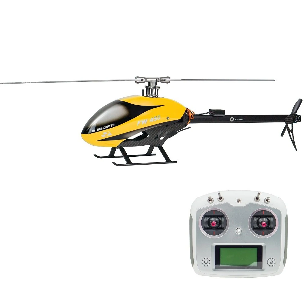 RC-Hubschrauber FLY WING FW450 V2.5 6CH FBL 3D Flying GPS mit Höhenhaltung und One-Key-Rückkehr, RTF mit H1-Flugsteuerungssystem.