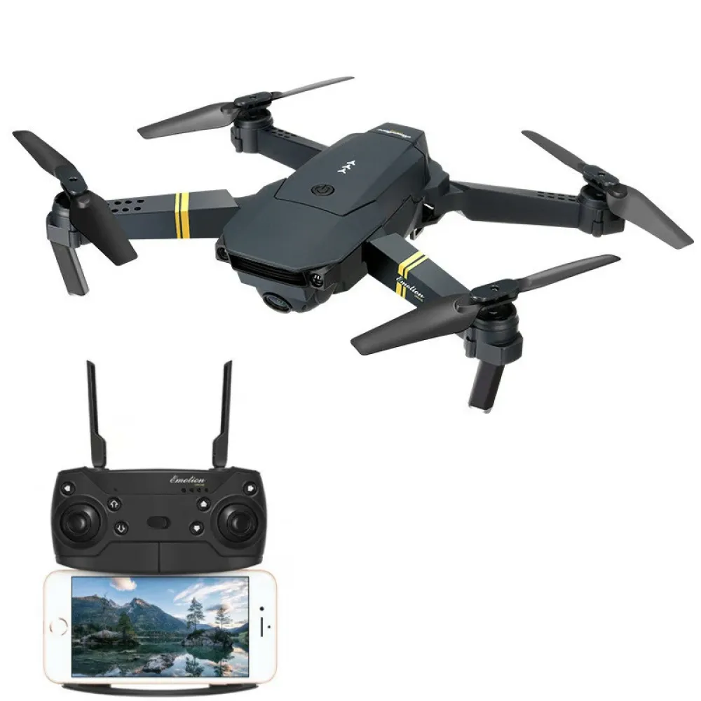 Eachine E58 WIFI FPV mit 720P/1080P HD Weitwinkelkamera Hohe Haltemodus Faltbarer RC Drohne Quadcopter RTF