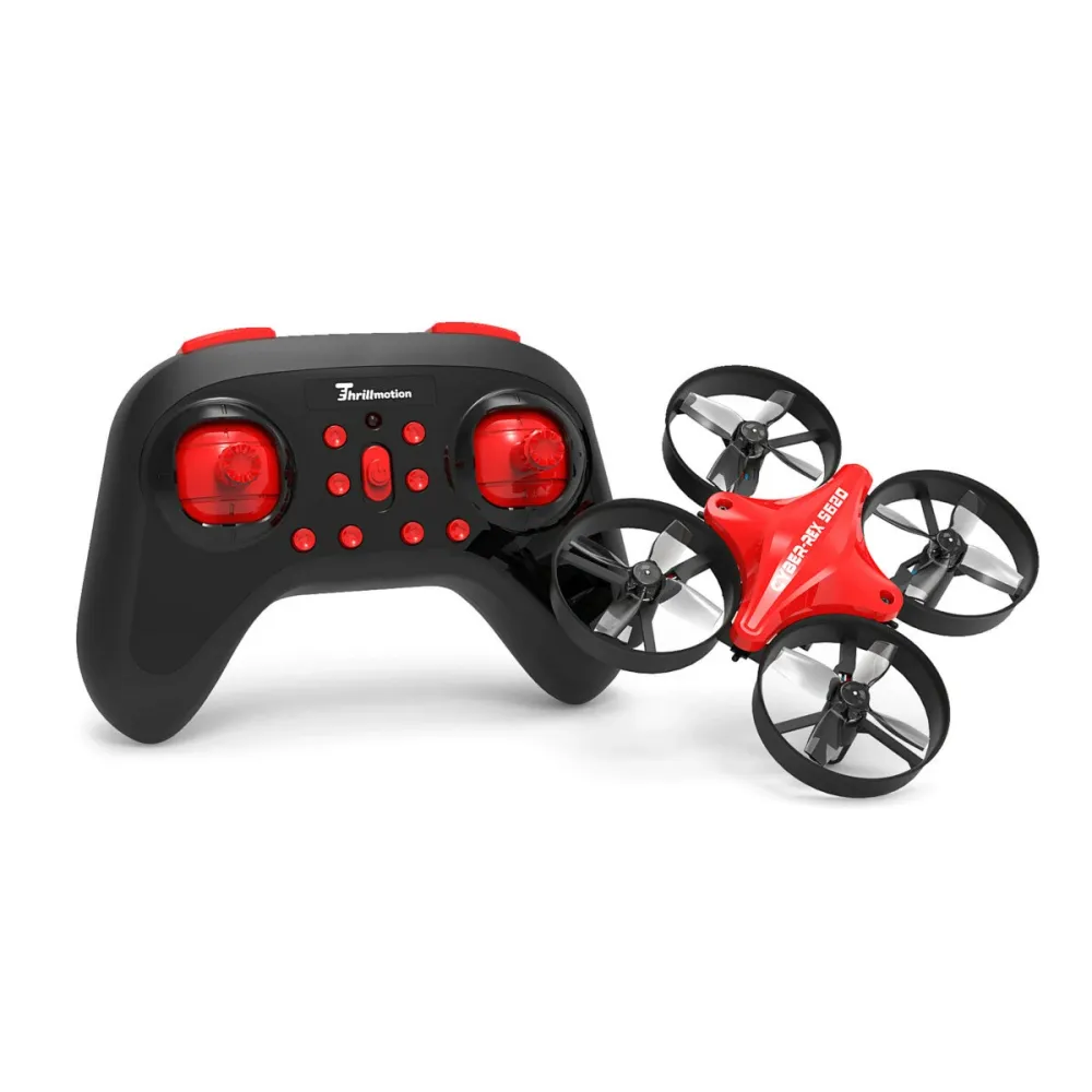 Emax Thrill Motion Cyber-Rex S620 Höhenhalte-Kopfloser Modus 360° Rollen Zwei Batterien 2.4G 6CH Anfängerflug-Übungs-RC-Drohne Quadcopter RTF