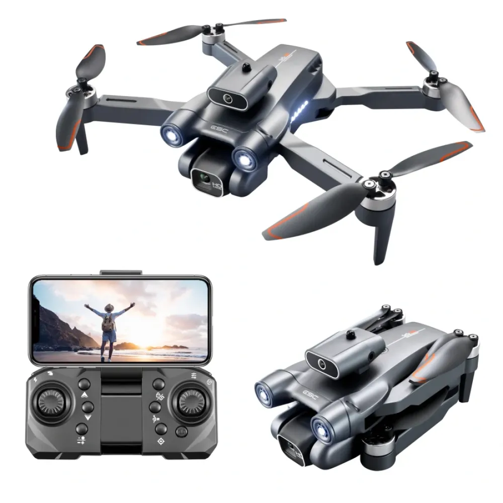 LS-S1S 2.4G WIFI FPV mit 6K 720P HD Kamera 18 Minuten Flugzeit Optische Flusspositionierung Faltbare Bürstenlose RC Drohne Quadcopter RTF