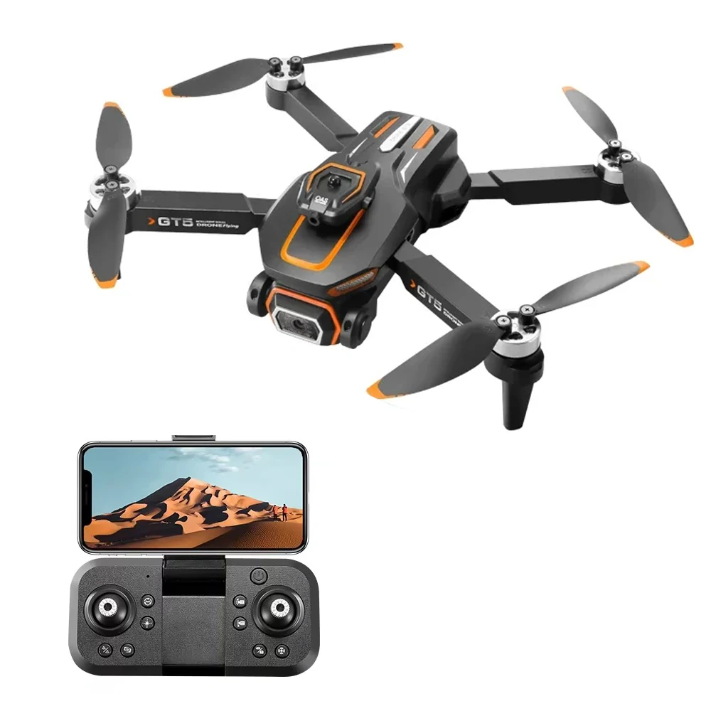 LSRC GT5 WiFi FPV mit elektrischer Anpassung,HD-Dualkamera,360° Hindernisvermeidung,optische Flusspostitionierung,faltbarer LED RC-Drone Quadrocopter RTF