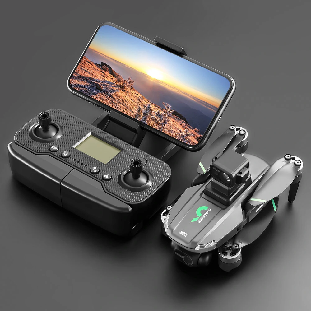 LSRC S9S GPS 5G WiFi FPV mit 2,7K ESC HD Kamera, 2-Achs-Mechanik-Gimbal, 360° Hindernisvermeidung, bürstenloser 218g faltbarer RC-Drohne-Quadcopter RTF