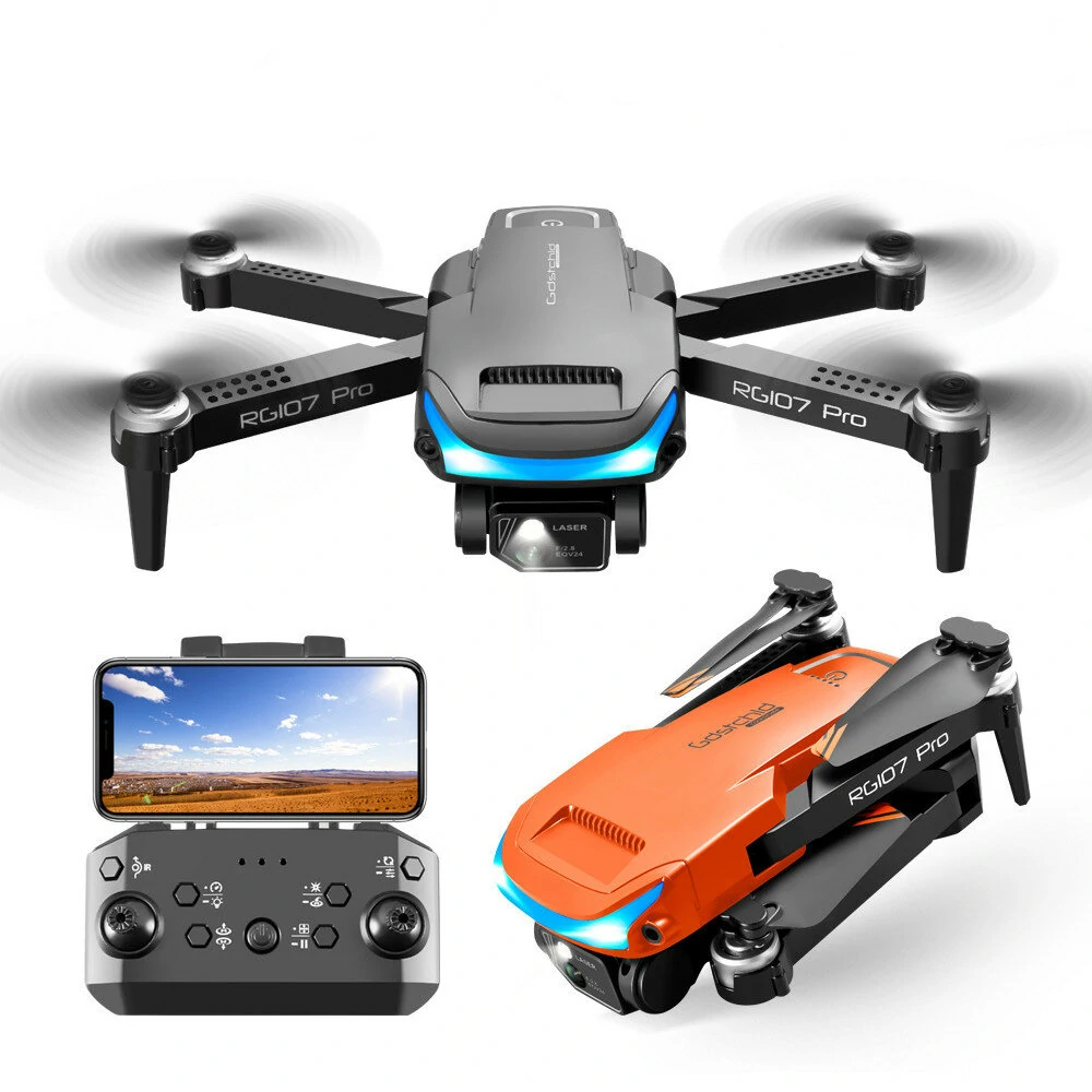 RG107 RG-107 PRO 5G WiFi FPV mit 4K HD ESC Dual Kamera Hindernisvermeidung Optischer Fluss Positionierung Faltbarer RC-Drohne Quadcopter RTF