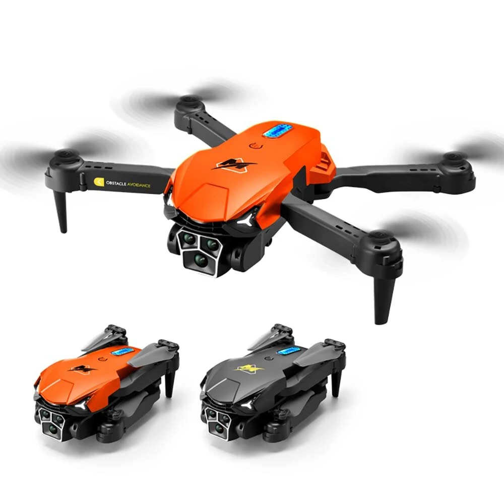 WLRC M3 Drei-Kamera-Elektrische Einstellung WiFi FPV mit HD 3 Objektiven 360° Intelligente Hindernisvermeidung Optische Flusspositionierung Faltbarer RC Drohne Quadcopter RTF