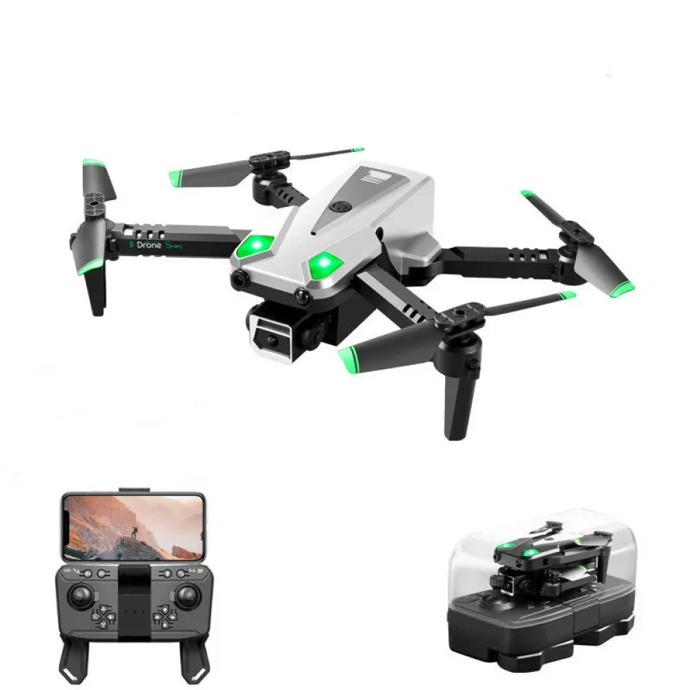 YLR / C S125 WiFi FPV mit HD-Doppelkamera, 360° Infrarot-Hindernisvermeidung, optischem Flusspositionierung, integriertem Speicher, faltbar, LED RC-Drohne Quadcopter RTF