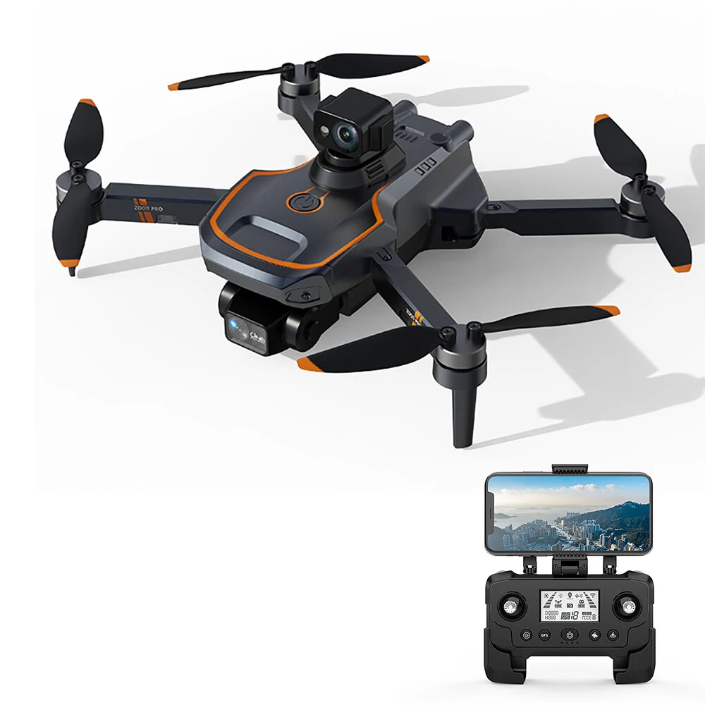 ZD011 PRO GPS 5G WiFi FPV mit Dual-Kamera 4K HD, mechanisch stabilisiertem 2-Achsen-Gimbal, 360° Hindernisvermeidung, bürstenloser faltbarer RC-Drohne Quadcopter RTF