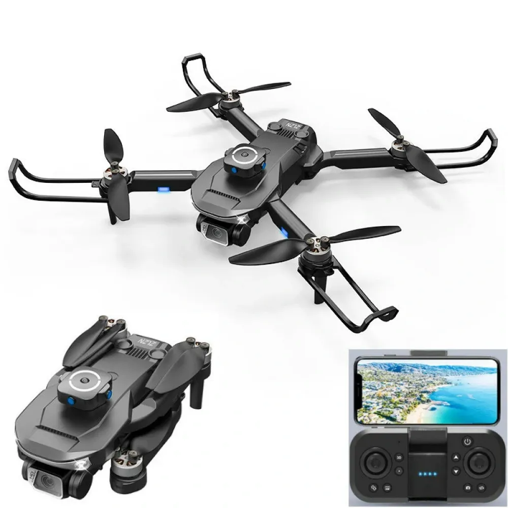 ZLL SG101 PRO WiFi FPV mit 4K 720P ESC HD Dual-Kamera, 360° Infrarot-Hindernisvermeidung, optisches Fluss-Positionierung. Faltbarer bürstenloser RC-Drohnen-Quadcopter RTF