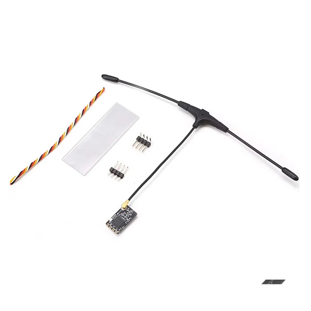 Nano-Empfänger Cooai ExpressLRS ELRS 2,4 GHz/915 MHz mit T-Antenne für den Jumper T-Pro Radiomaster TX16S Transmitter für FPV RC Racing Drone Airplane Zubehör