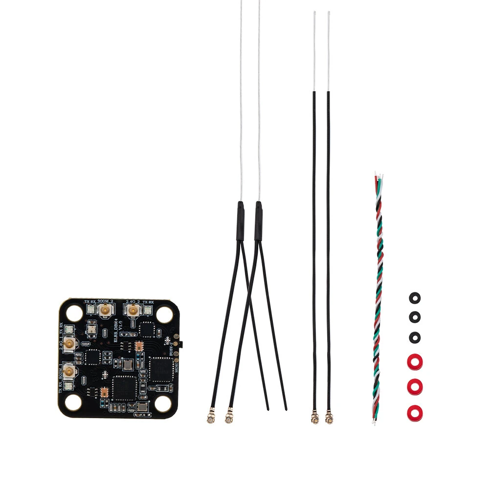 Radiomaster DBR4 2.4GHz 868/900MHz Dualband-Dualchannel Gemini Xrossband ExpressLRS Empfänger für Nomad-Modul