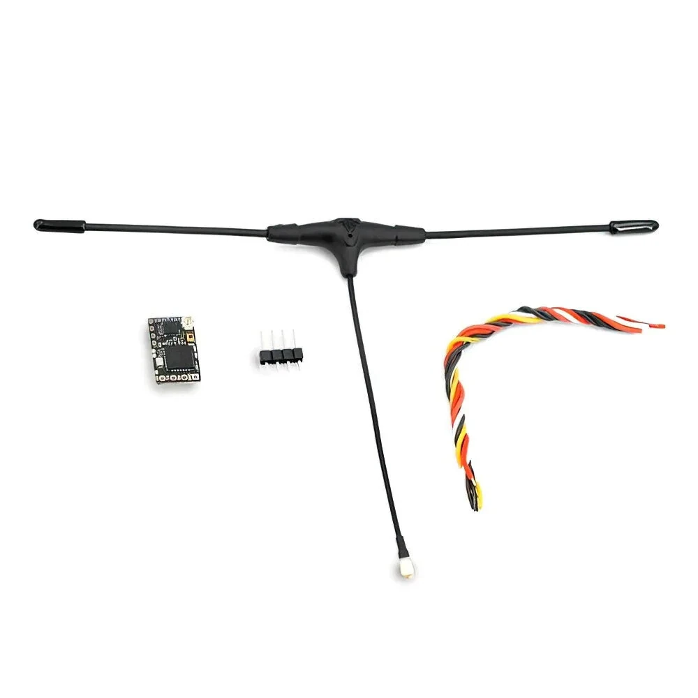 TBS Crossfire Nano RX (SE) mit Immortal T V2 Antenne für RC FPV Renn Drohnen für Mini Quadrocopter FPV Drohnen und RC Flugzeuge.