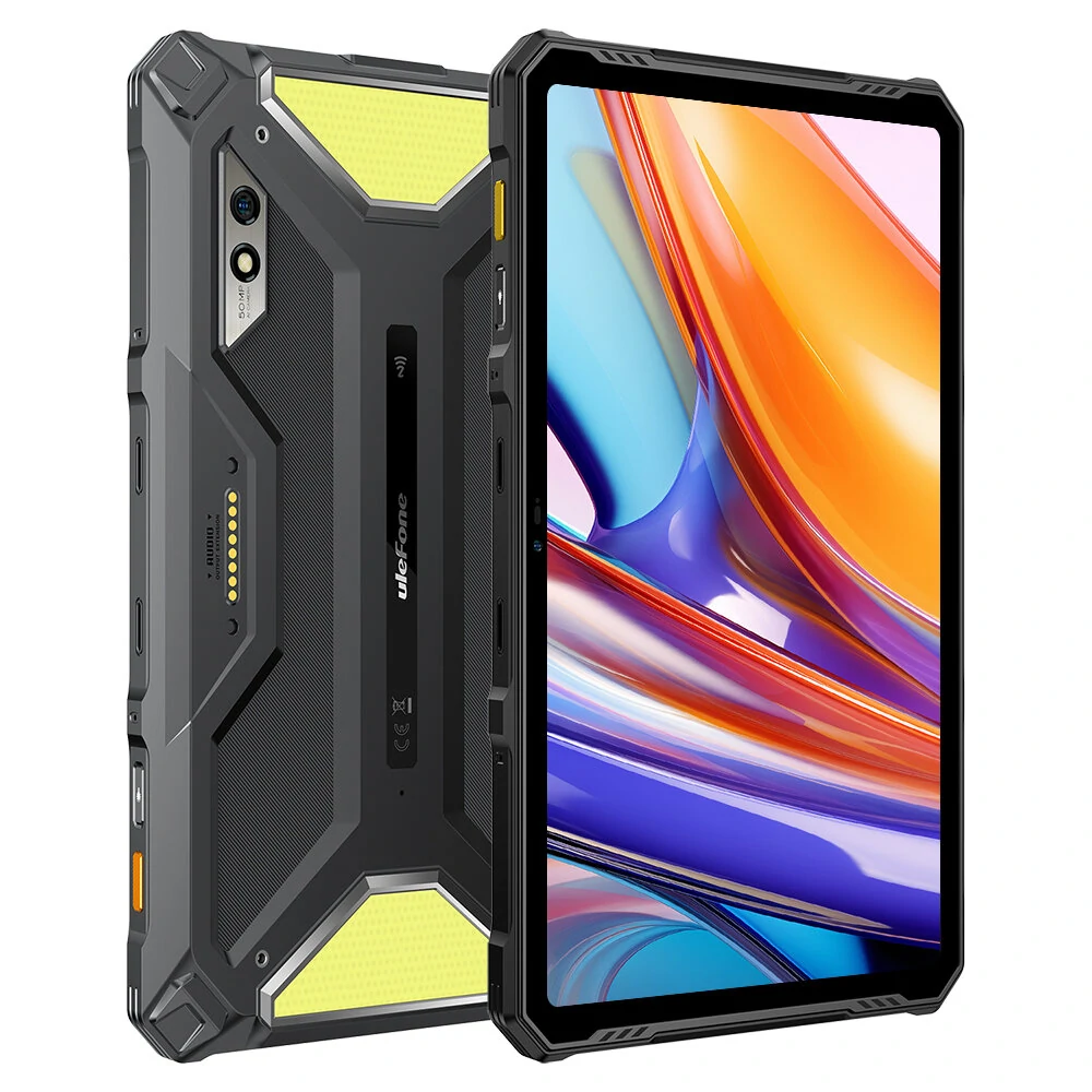 Robustes Ulefone Rüstungspad 3 Pro Tablet mit Mediatek MT8788 Octa Kern Prozessor, 8 GB LPDDR4X + 8 GB virtuellem Arbeitsspeicher, 256 GB UFS2.2 ROM internem Speicher, 10,4 Zoll 2K-Bildschirm, Android 13, 33280 mAh Batterie, IP68 und IP69K Schut