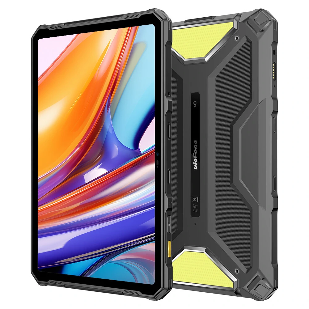 Robustes Ulefone Rüstungspad 3 Pro Tablet mit Mediatek MT8788 Octa Kern Prozessor, 8 GB LPDDR4X + 8 GB virtuellem Arbeitsspeicher, 256 GB UFS2.2 ROM internem Speicher, 10,4 Zoll 2K-Bildschirm, Android 13, 33280 mAh Batterie, IP68 und IP69K Schut