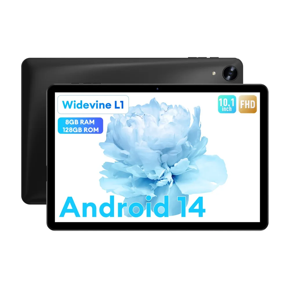 Tablet HEADWOLF WPad 5 UNISOC T606 Octa Kern 4GB+4GB RAM 128GB Speicher ROM WideVine L1 10,1 Zoll Android 14