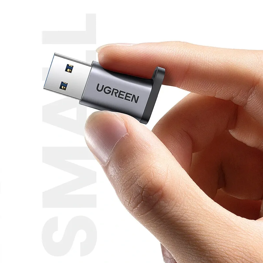 UGREEN USB-C-Adapter USB 3.0 2.0 Männlich auf USB 3.1 Typ C Weiblich Typ-C Adapter für Laptop Telefon Ohrhörer