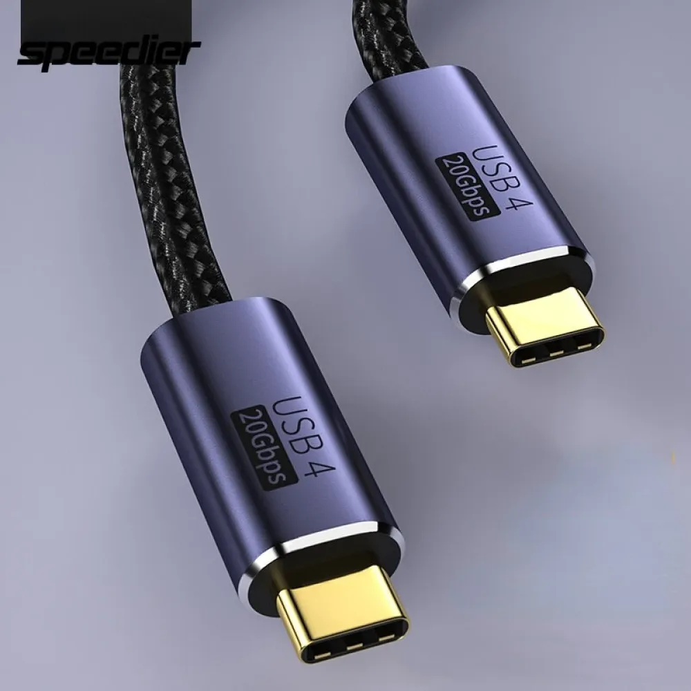 USB4 TB 3 Kabel PD 100W 5A Schnellladekabel USB Type C auf Type C Kabel 8K@60Hz 20Gbps Datenkabel für Macbook Pro 2/3m