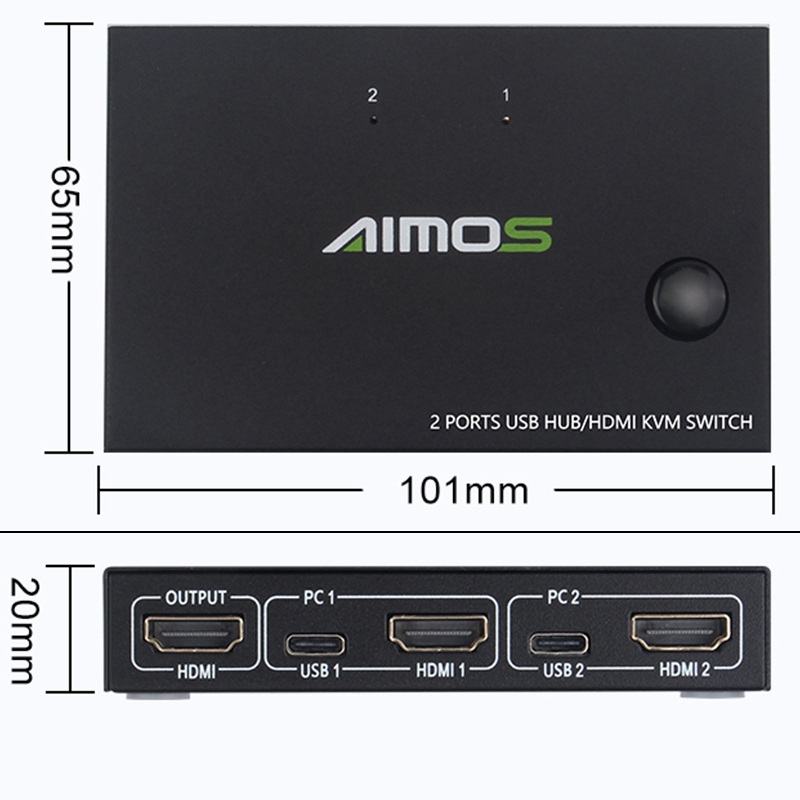 AIMOS-USB-HDMI-KVM-Switch-Box-Video-Switch-Display-4K-Splitter-KVM-Switch-fuumlr-2-PCs-Share-Switche-1689208-9