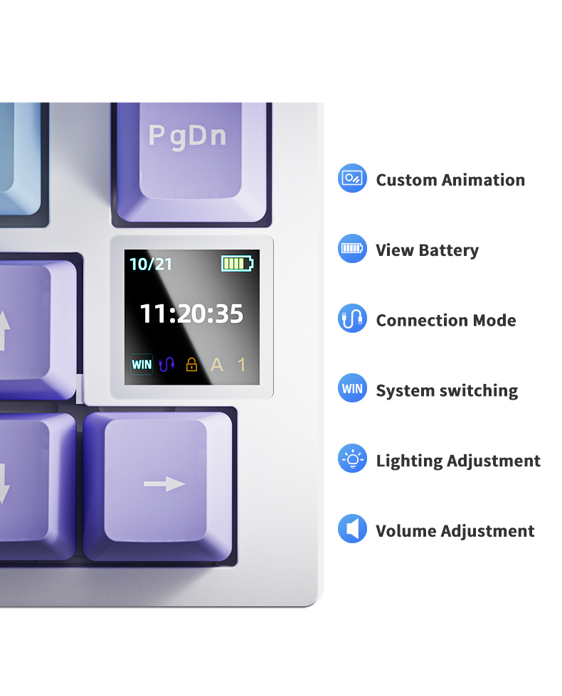 Ajazz-AK820pro-Display-Tastatur-mit-mechanischen-Tasten-und-Bildschirm-81-Tasten--Farbbildschirm-Lay-2013593-10