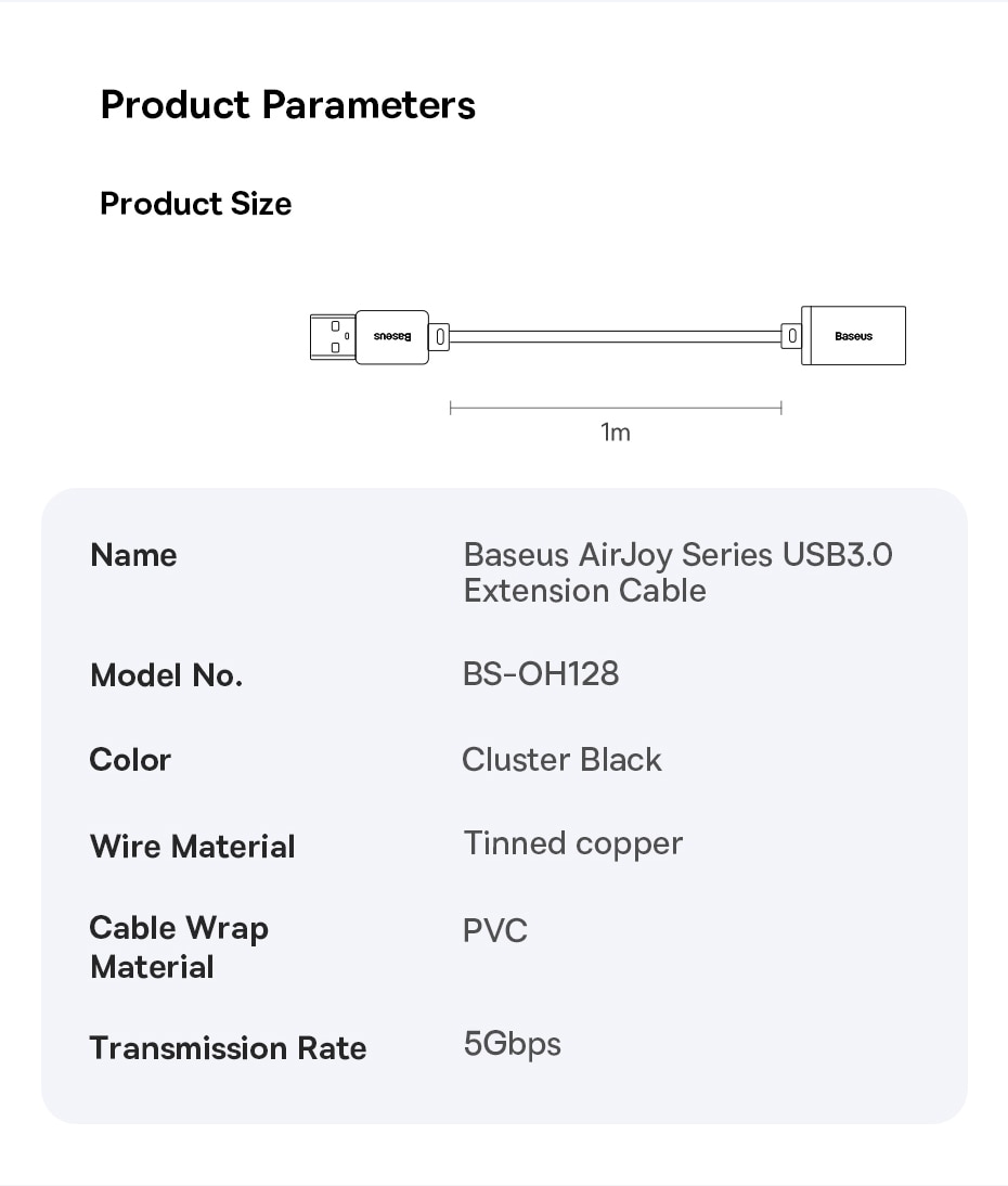 Baseus-BS-OH128-USB-30-Verlaumlngerungskabel-Mini-5Gbps-Schnelles-Kabel-USB-30-Verlaumlngerungskabel-1992069-10