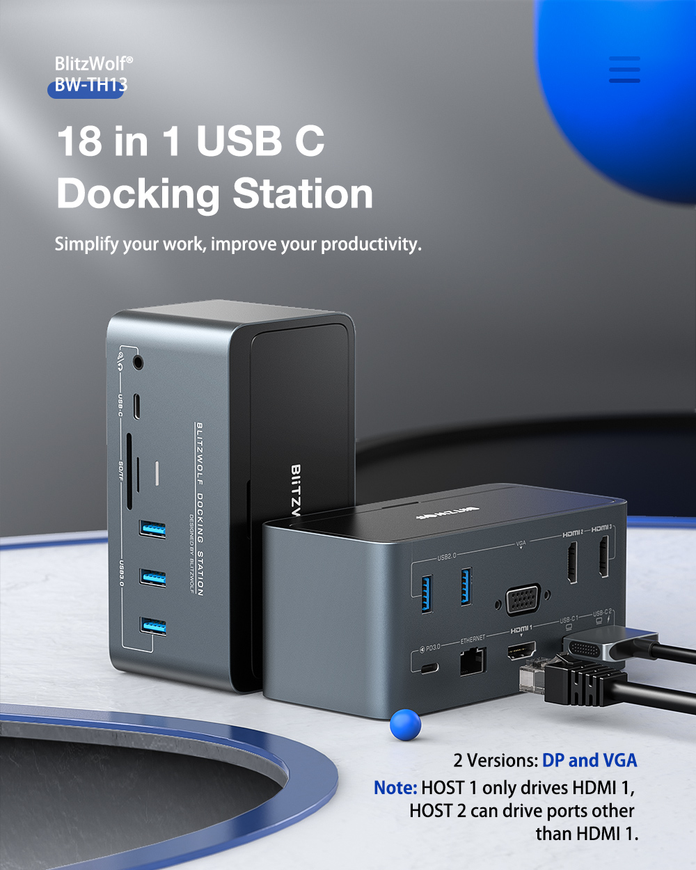 BlitzWolfreg-BW-TH13-18-in-1-USB-C-Dockingstation-mit-M2-SSD-Gehaumluse-Vierfach-Display-SDTF-Karten-1868309-2