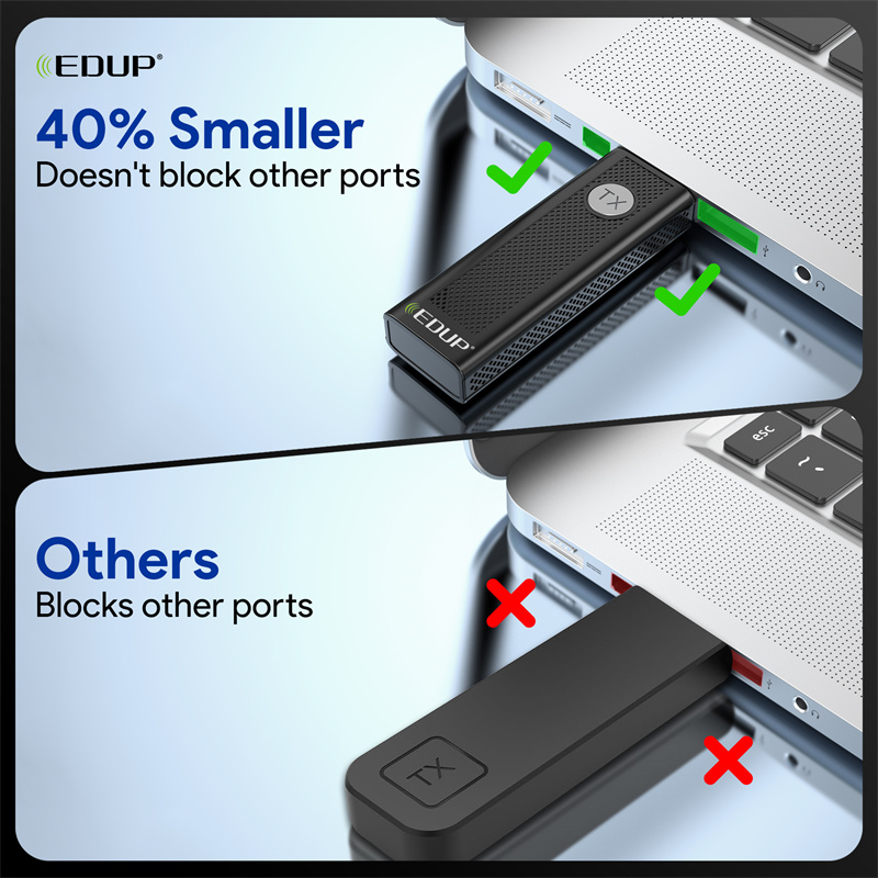 EDUP-24G58G-Drahtloser-HD-Transmitter-und--Empfaumlnger-1080P-50M-Video-Anzeigedapter-Dongle-Plug-an-2023506-8