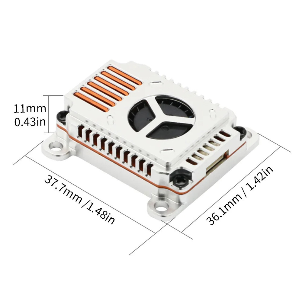 12-GHz-9-Kanal-High-Power-25mW2000mW-1060MHz-1380MHz-MMCX-FPV-Sender-VTX-fuumlr-RC-Drohnen-Flugzeuge-2013036-13