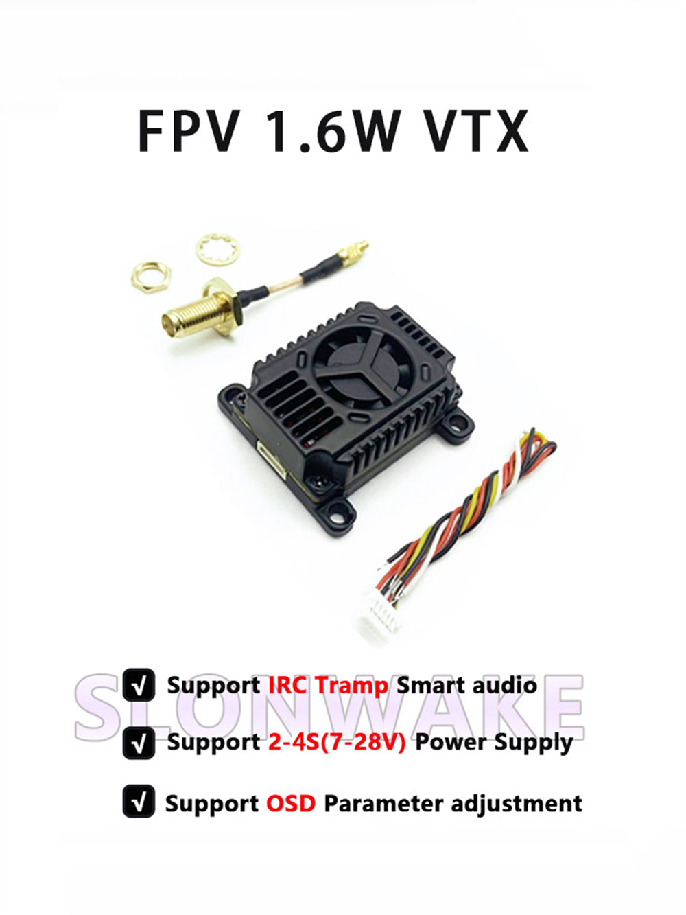 58G-25mW200mW800mW1000mW1600mW--5-Leistungsstufen-Hochleistungs-VTX-Kamera-mit-Luumlfter-MMCX-RP-SMA-2023475-1