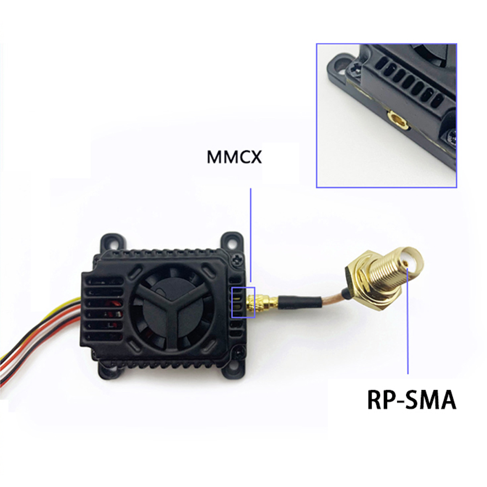 58G-25mW200mW800mW1000mW1600mW--5-Leistungsstufen-Hochleistungs-VTX-Kamera-mit-Luumlfter-MMCX-RP-SMA-2023475-6