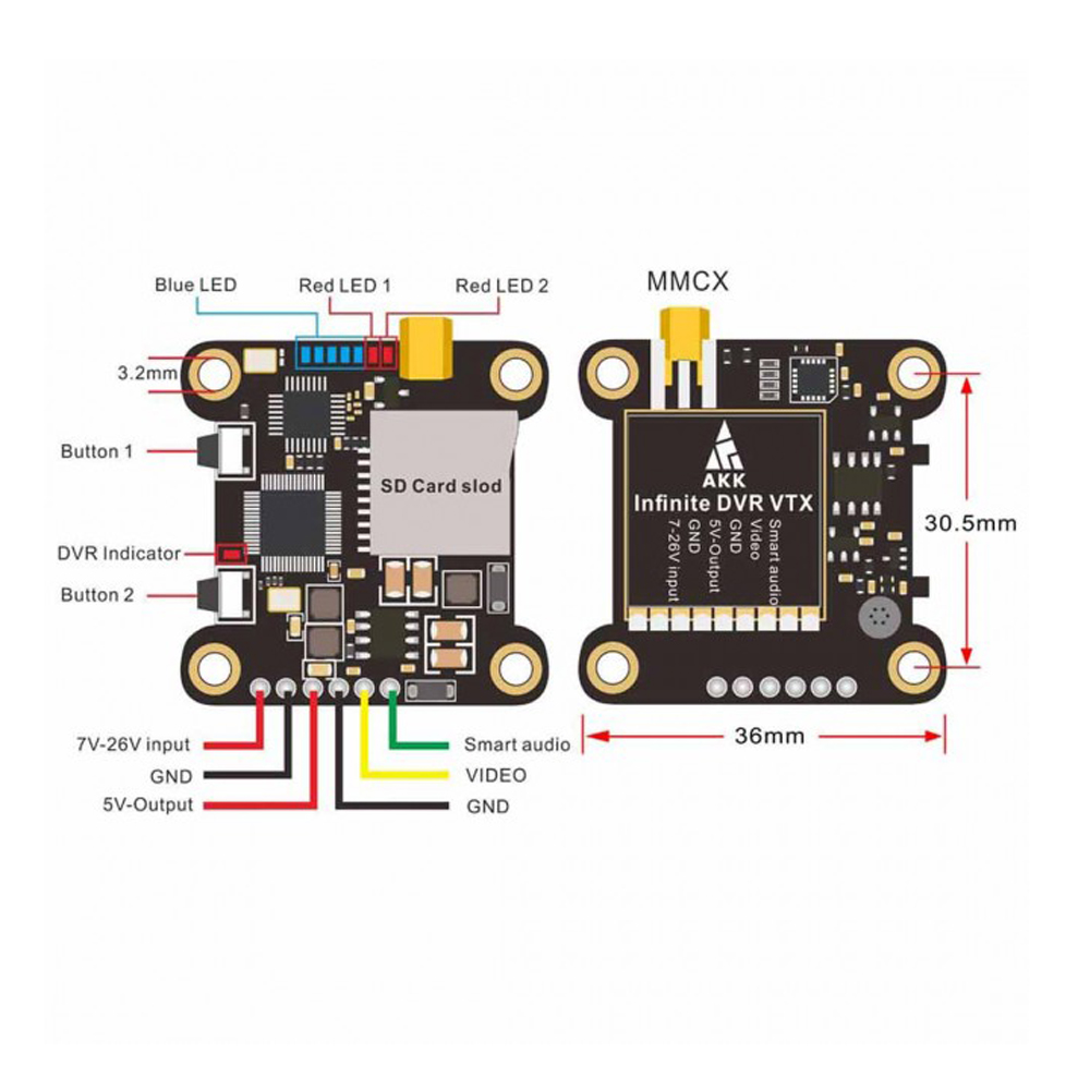 AKK-Infinite-DVR-VTX-252006001000-mW-Schaltbarer-FPV-Sender-mit-Smart-Audio-Unterstuumltzung-1382124-8