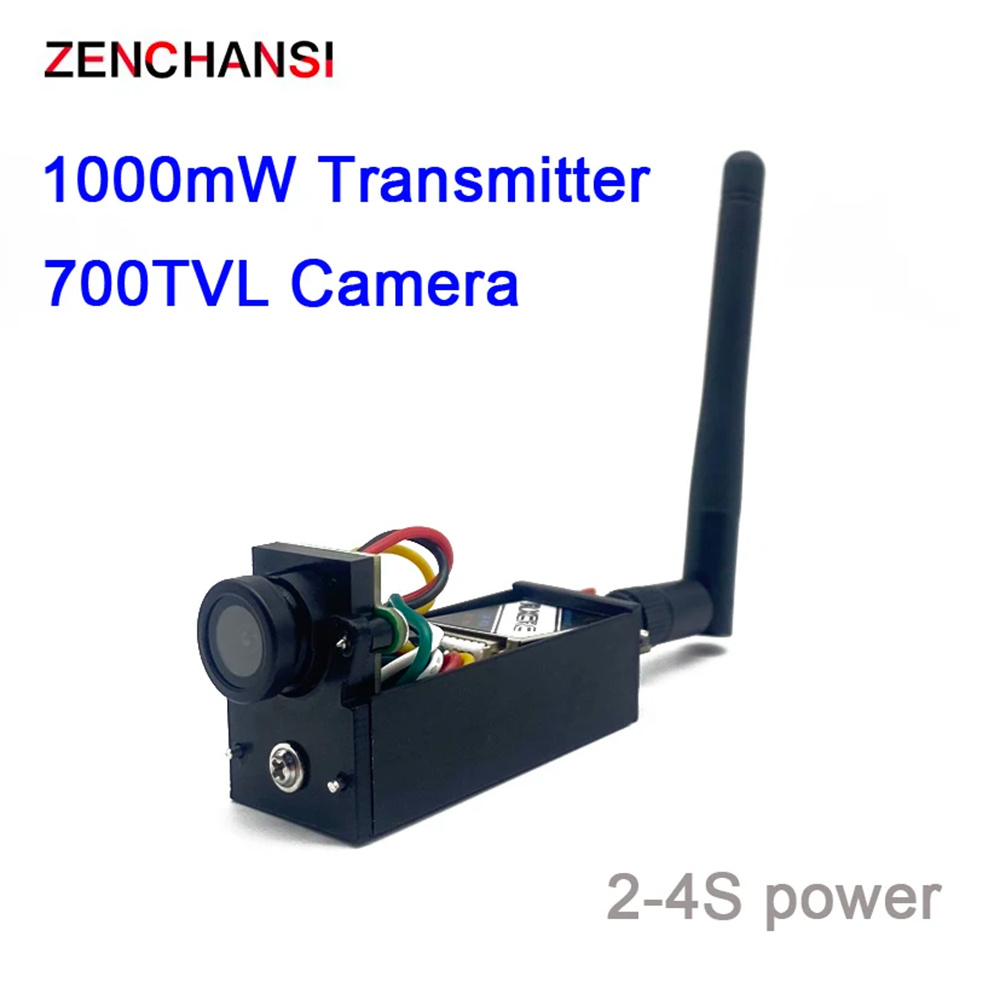 EWRF-58GHz-48CH-1002004001000mW-Einstellbarer-VTX-FPV-Sender-mit-14mm-CMOS-700TVL-FPV-Kamera-fuumlr--2019824-1