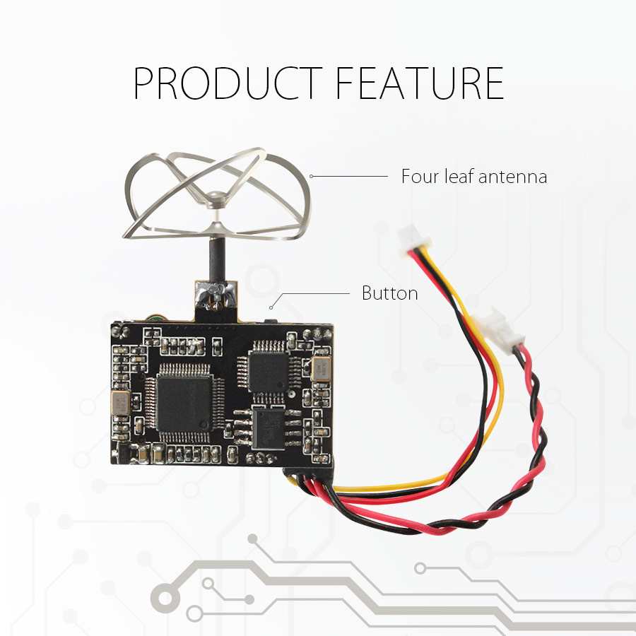 Eachine-DTX03-DVR-58G-72CH-025mW50mW200mW-Umschaltbarer-VTX-FPV-Sender-mit-Audio-NTSCPAL-fuumlr-RC-D-1141123-2