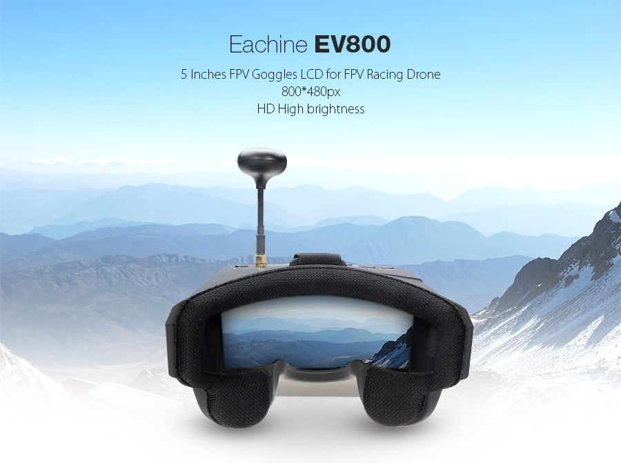 Eachine-EV800-5-Zoll-800x480-FPV-Brille-58G-40CH-Raceband-Automatische-Suche-Eingebauter-Akku-1053357-1